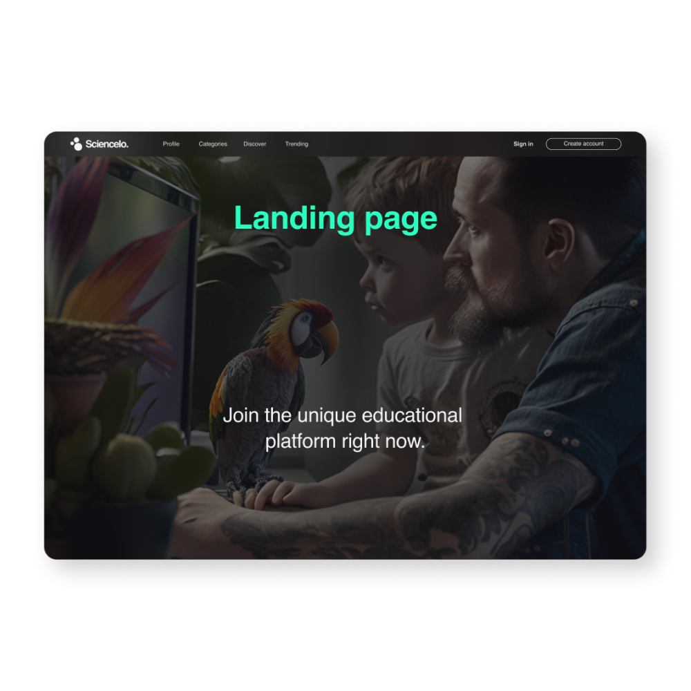 Open in Behance - Sciencelo Landing Page Open in Behance - Sciencelo Landing Page